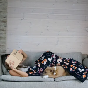 BullyBillows Black Edition - Luxury Dog & Human Blanket